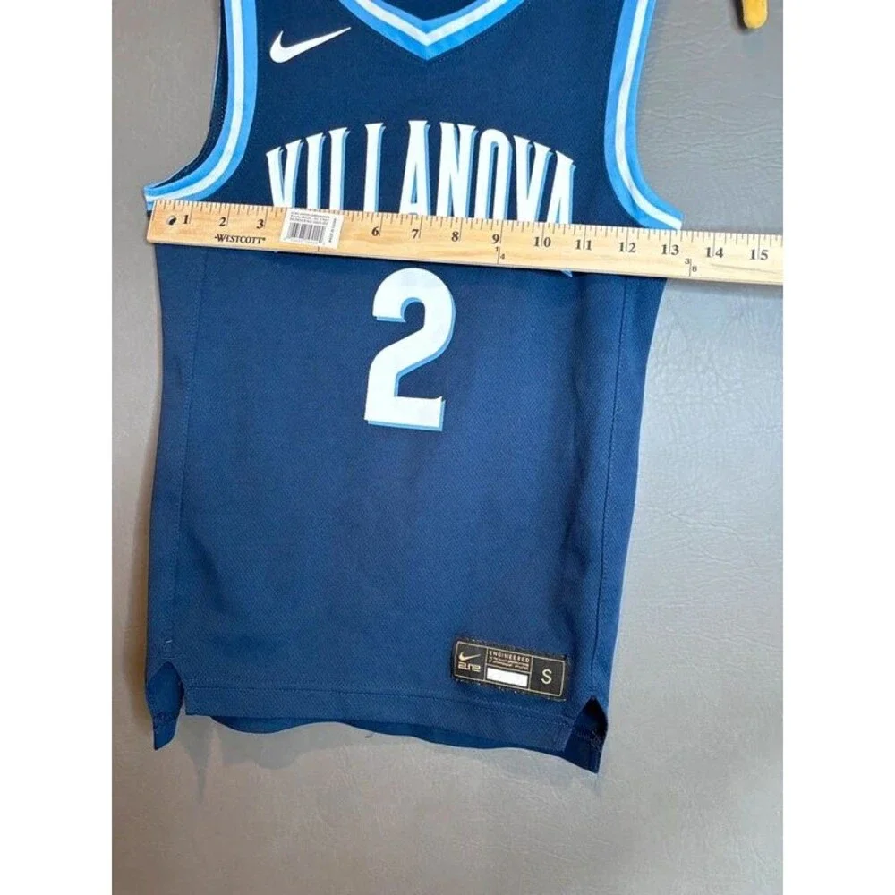 Nike Villanova Wildcats #2 Elite Basketball Jersey Youth Small Blue NCAA